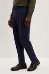 Burton Slim Tapered Fit Navy Seersucker Suit Trousers thumbnail 4
