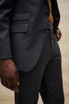 Burton 1904 Slim Fit Grey Pindot Wool Suit Trousers thumbnail 4