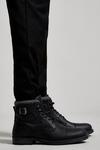 Burton Leather Boots With Buckle Detail thumbnail 2