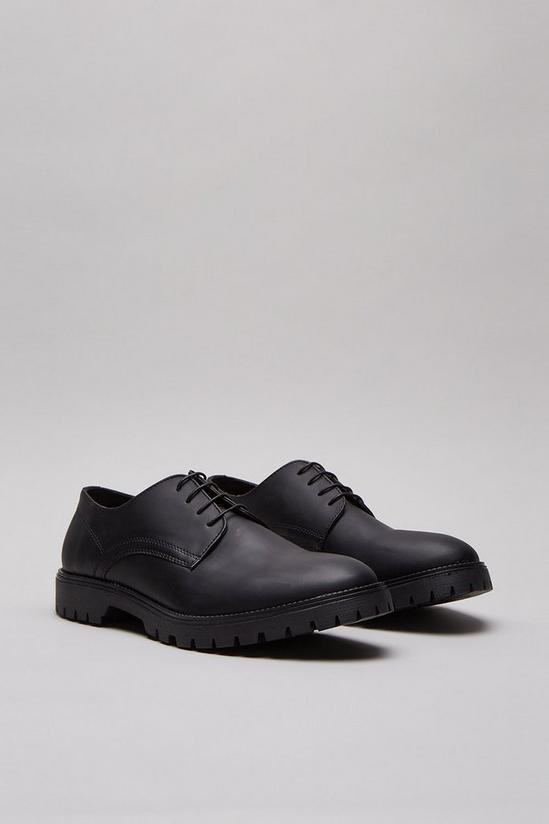 Burton Smart Black Derby Shoes 2