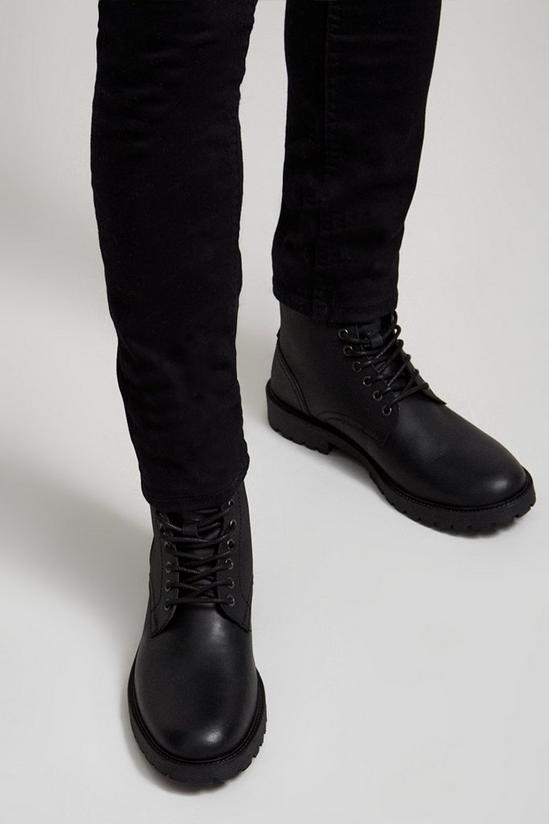 Burton Black Leather Boots 1