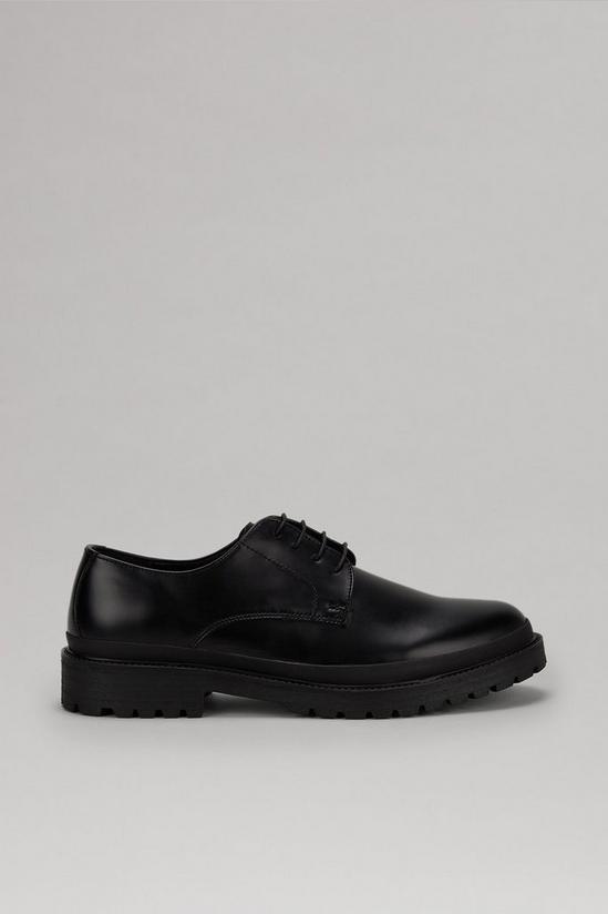 Burton Smart Black Patent Derby Shoes 1