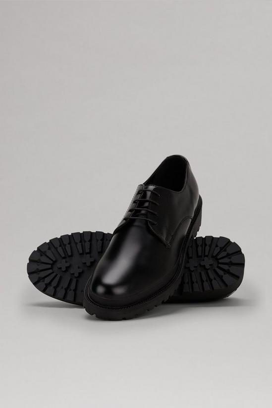 Burton Smart Black Patent Derby Shoes 3