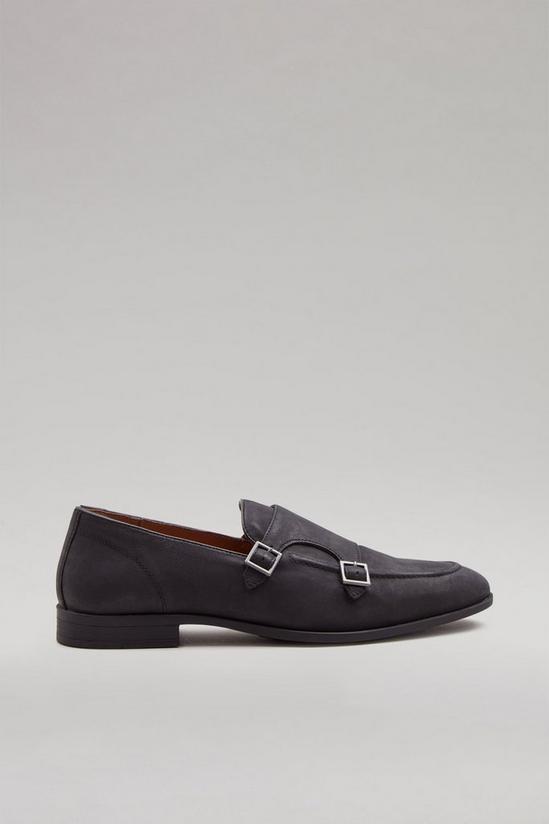 Burton Leather Monk Strap Loafers 1