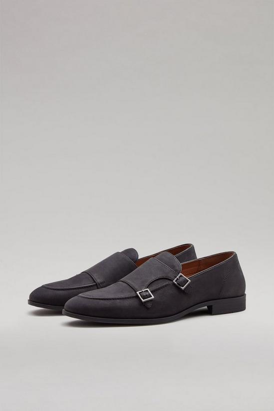 Burton Leather Monk Strap Loafers 2