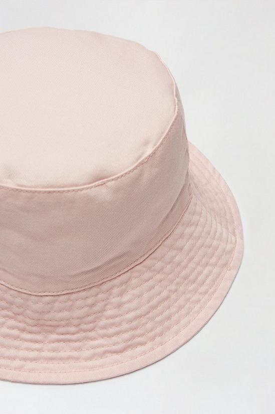 Burton Light Pink Cotton Bucket Hat 2