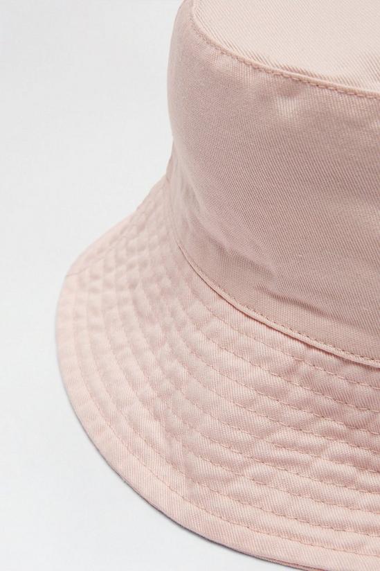 Burton Light Pink Cotton Bucket Hat 3