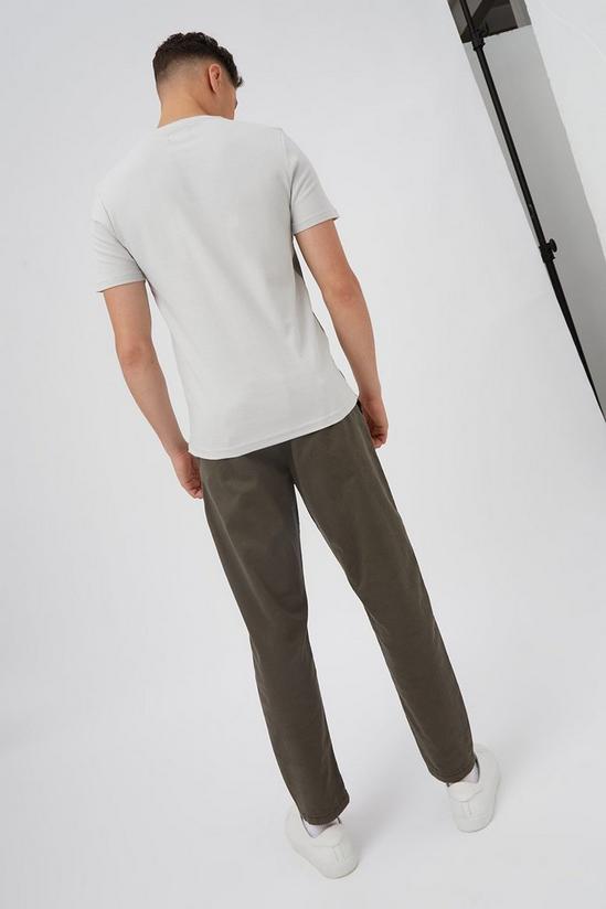 Burton Grey Vertical Stripe T-shirt 3