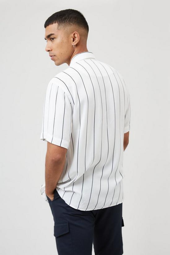 Burton Grey Thin Stripe Shirt 3
