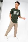 Burton Green Oversized Malibu Print T-shirt thumbnail 4
