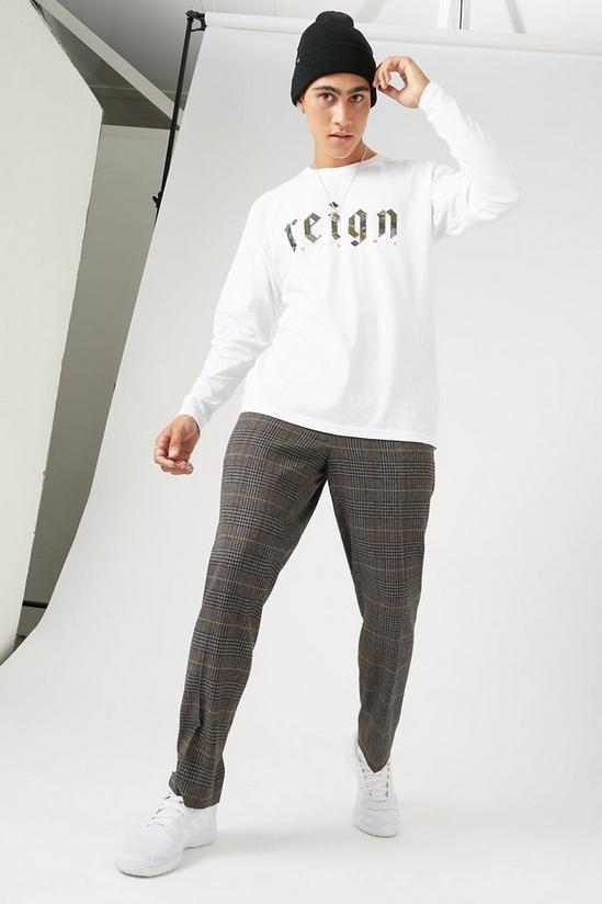 Burton White Camo Reign Long Sleeve Print T-shirt 2