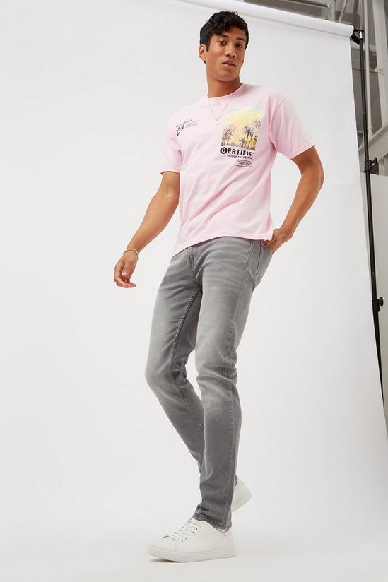 Burton Pink Oversized Multi Print T-shirt 2