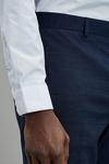 Burton Tailored Fit Navy Tonal Check Trousers thumbnail 4