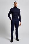 Burton Slim Fit Navy Tonal Grindle Suit Trousers thumbnail 1