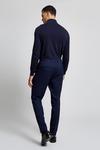 Burton Slim Fit Navy Tonal Grindle Suit Trousers thumbnail 3