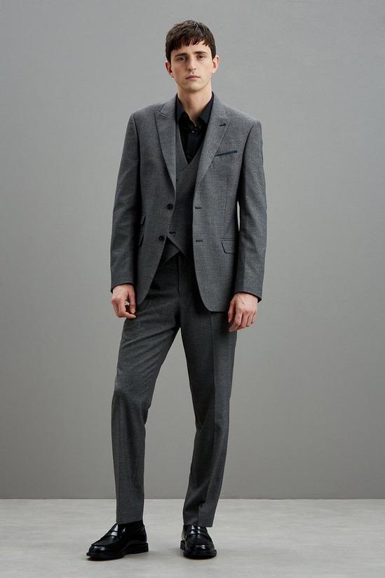 Burton Tailored Fit Grey Grindle Waistcoat 2