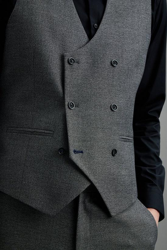 Burton Tailored Fit Grey Grindle Waistcoat 6