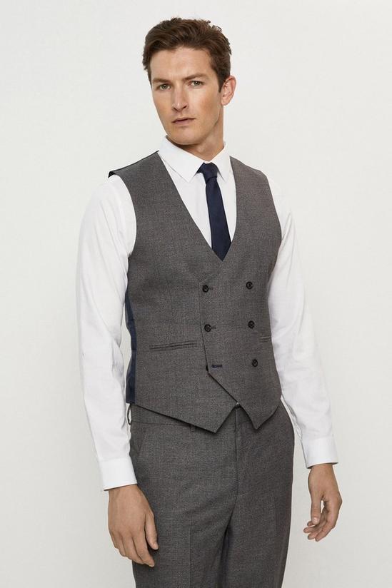 Burton Slim Fit Grey Grindle Waistcoat 1