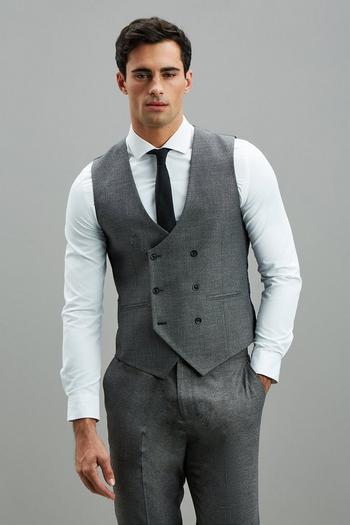 Related Product Skinny Fit Grey Grindle Waistcoat