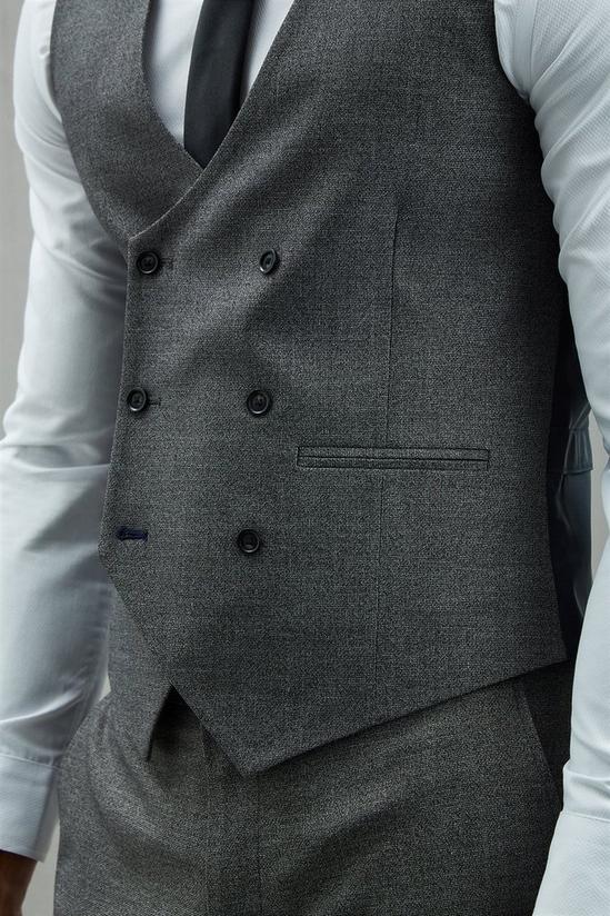 Burton Skinny Fit Grey Grindle Waistcoat 6