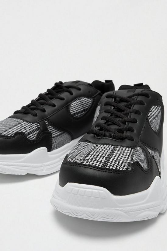 Burton Chunky Trainers With Check Detail 4