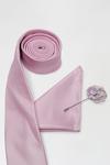 Burton Pink Pin, Tie And Pocket Square Set thumbnail 2