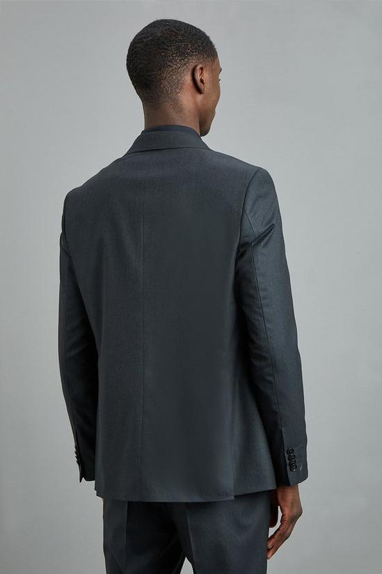 Burton 1904 Slim Fit Charcoal Peak Lapel Suit Jacket 3