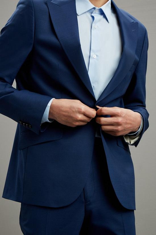 Burton 1904 Slim Fit Blue Peak Lapel Suit Jacket 6