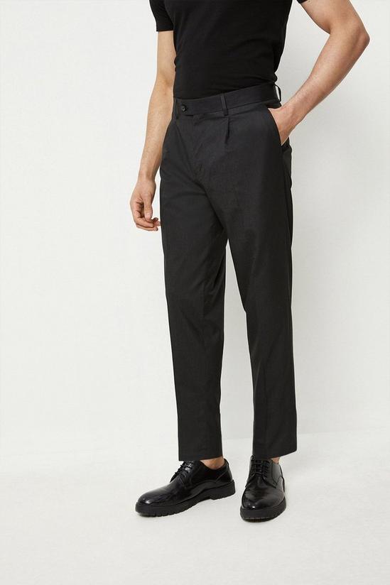 Burton Slim Tapered Fit 1904 Charcoal Suit Trousers 1