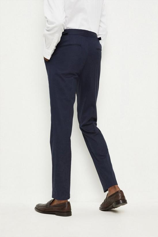 Burton 1904 Slim Fit Navy Suit Trousers 3
