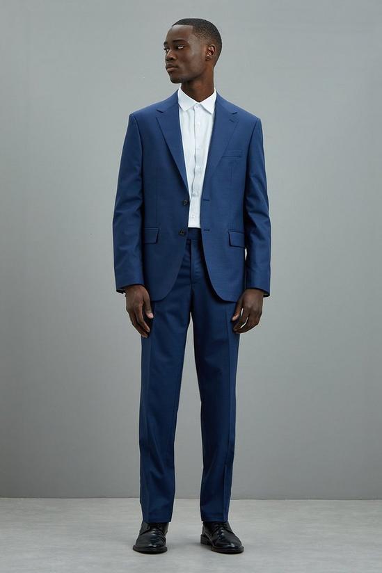 Burton Tailored Fit Blue 1904 Suit Trousers 2