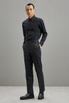 Burton Tailored Fit 1904 Charcoal Suit Trousers thumbnail 1