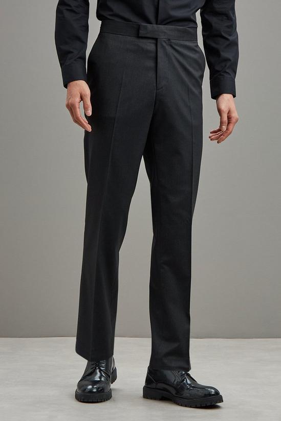 Burton Tailored Fit 1904 Charcoal Suit Trousers 2