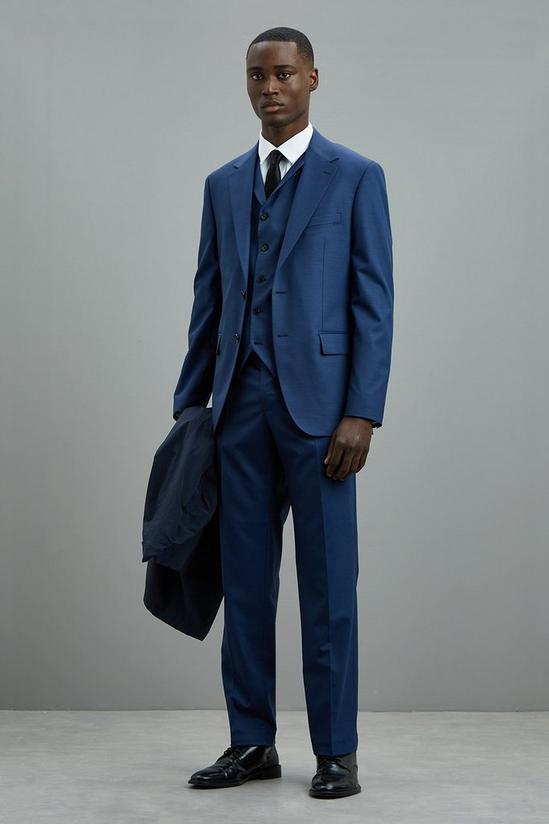Burton 1904 Tailored Fit Blue Suit Jacket 2