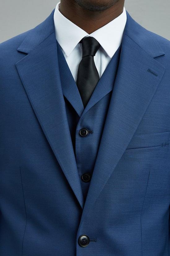 Burton 1904 Tailored Fit Blue Suit Jacket 5