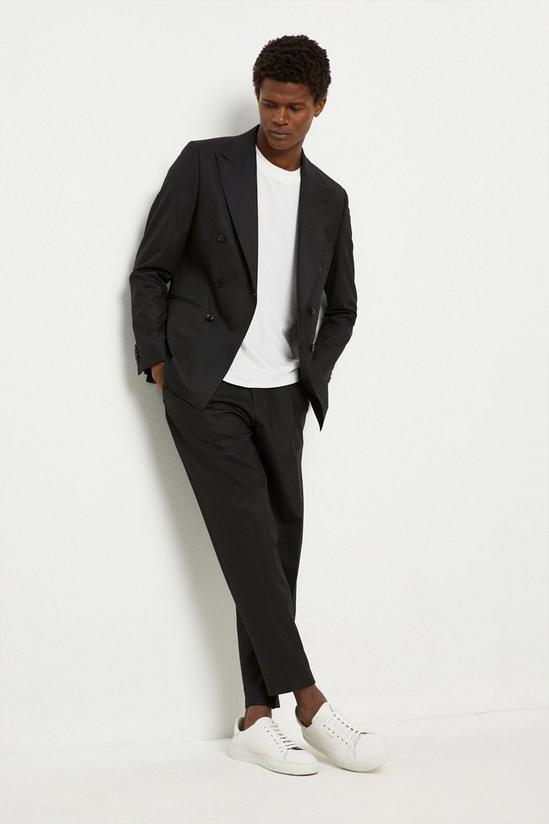 Burton Slim Fit Tapered Fit Black 1904 Suit Trouser 2