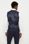 Burton 1904 Slim Fit Navy Double Breasted Suit Waistcoat thumbnail 3