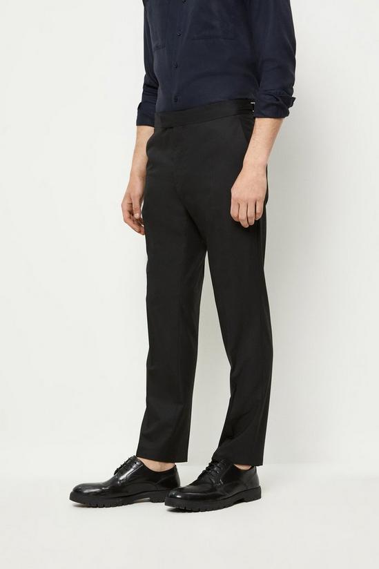 Burton Slim Fit Black 1904 Suit Trousers 1