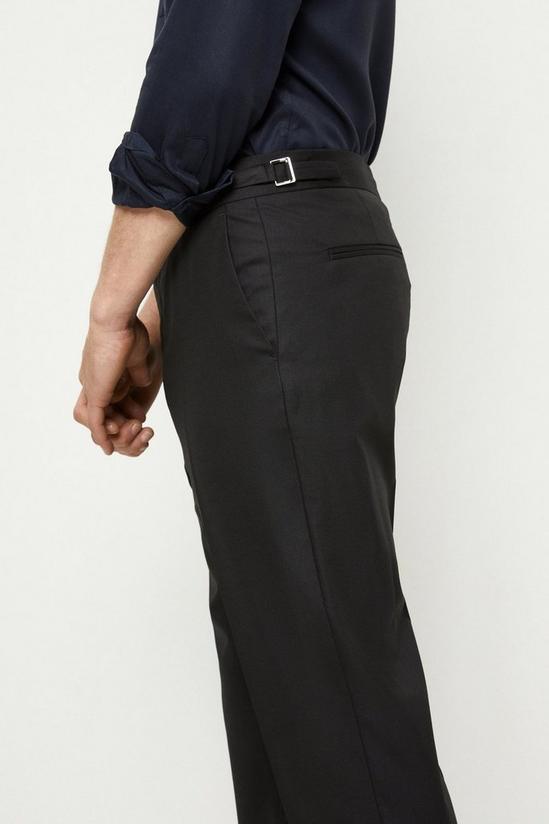 Burton Slim Fit Black 1904 Suit Trousers 5