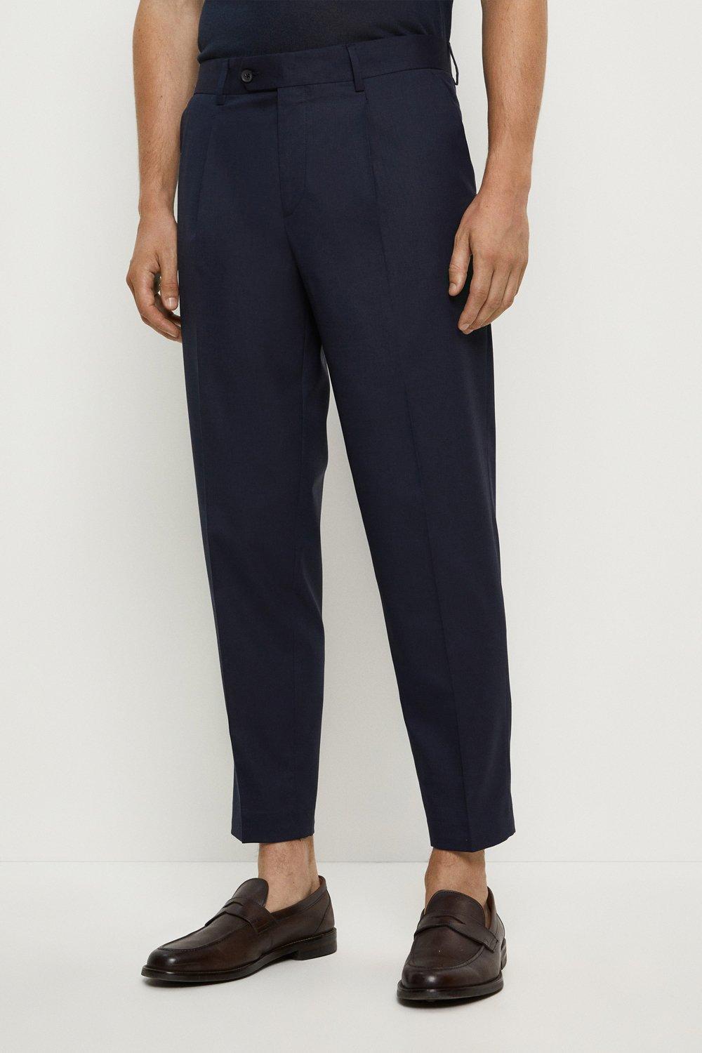 Suits | Tapered Fit Navy 1904 Suit Trousers | Burton