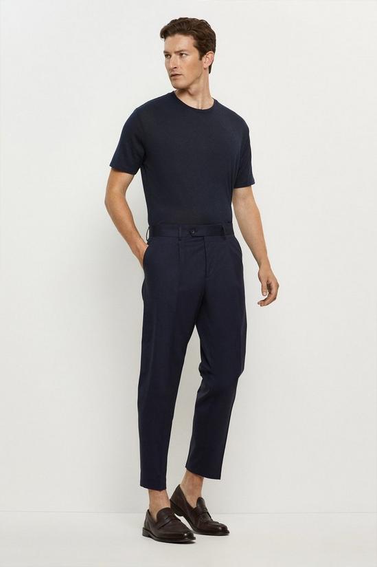Burton Tapered Fit Navy 1904 Suit Trousers 2