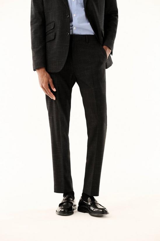 Burton Slim Fit Black Suit Trousers 1