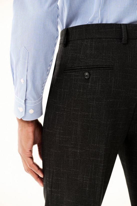 Burton Slim Fit Black Suit Trousers 5