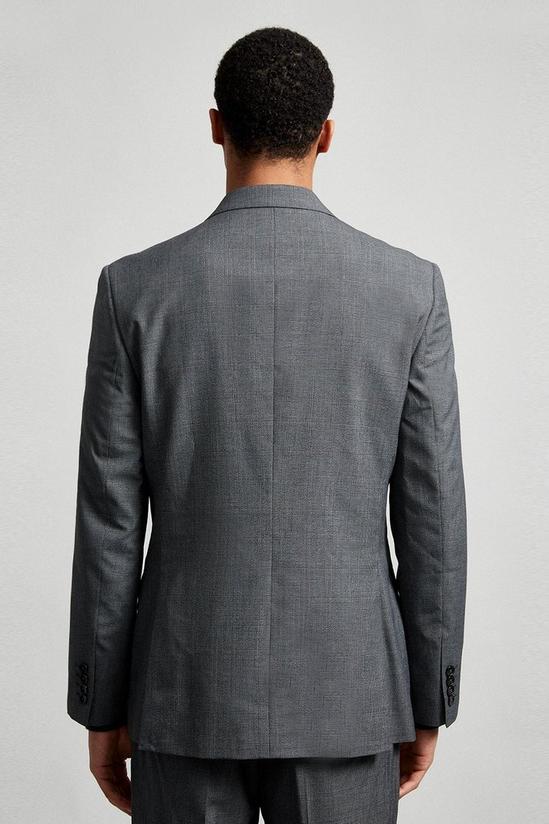 Burton Tailored Grey Jaspe Check Jacket 3