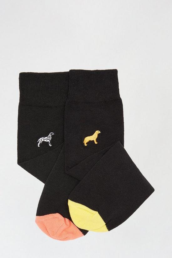 Burton 10 Pack Dog Embroidered Socks 3