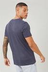 Burton Short Sleeve Slim Gradient Stripe Cut And Sew T-shirt thumbnail 3