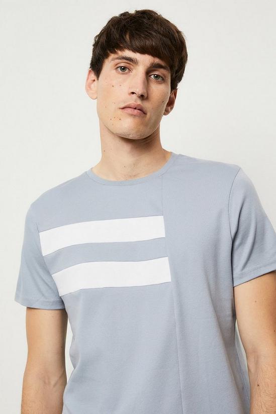 Burton Ss Slim Asymmetric Stripe T-shirt 1