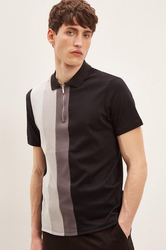Burton Vertical Ombre Stripe Polo Shirt 1