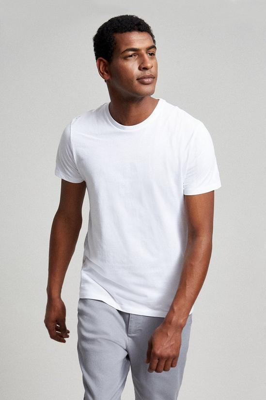 Burton Slim Fit White T-Shirt 1