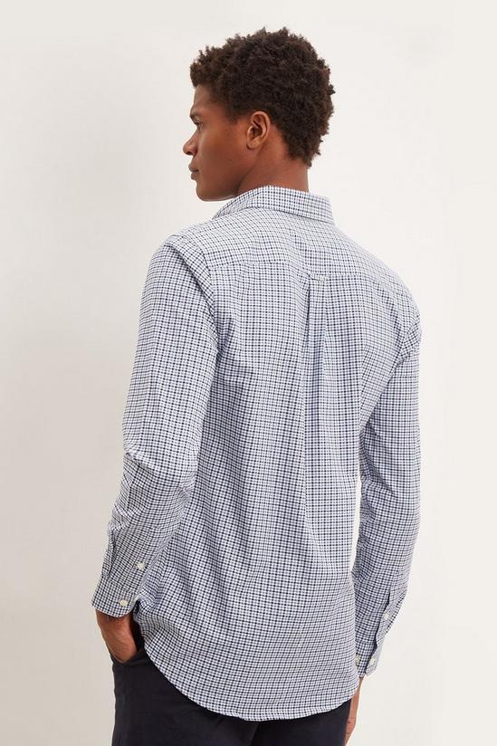 Burton Relaxed Fit Blue And Navy Gingham Shirt 3